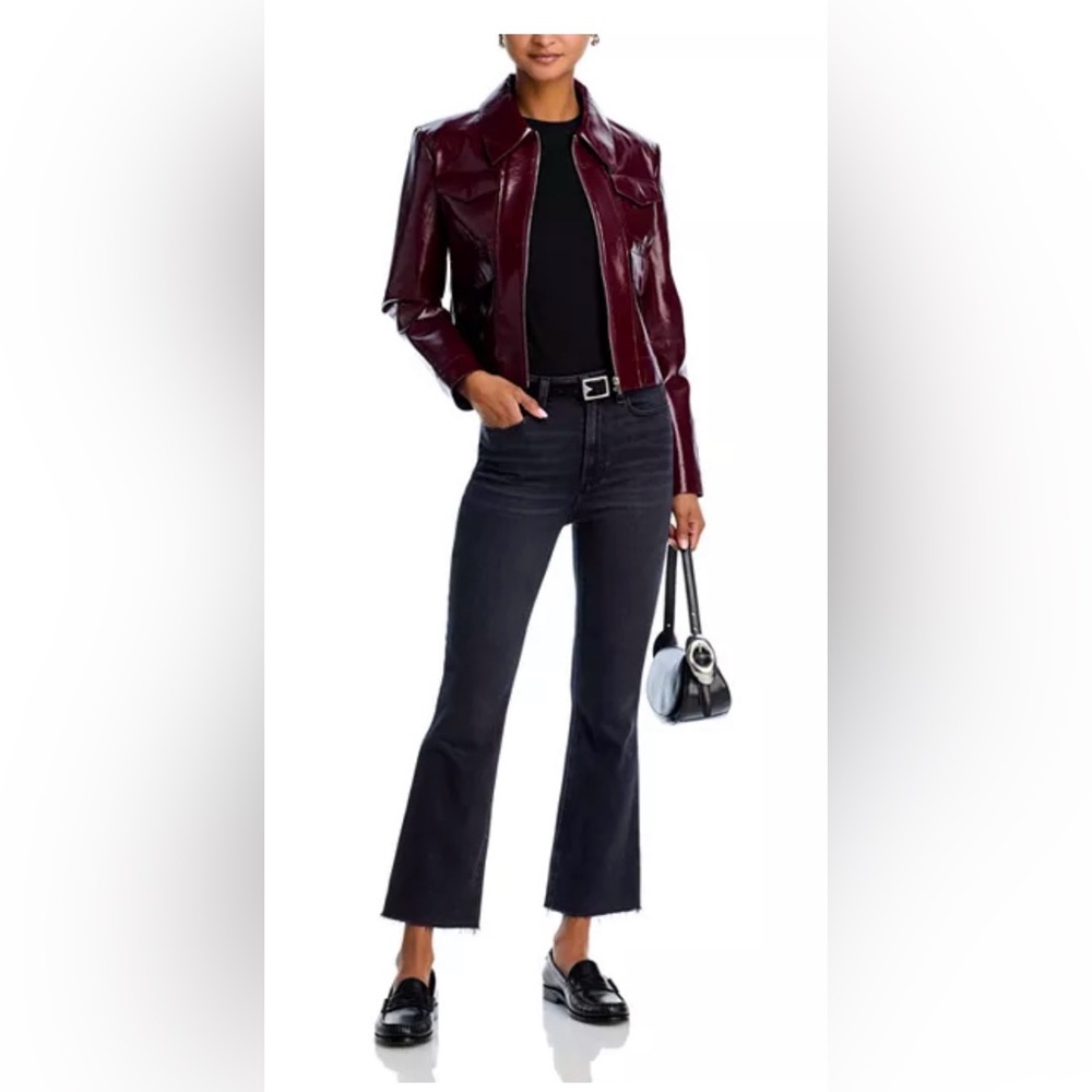 PAIGE Claudine High-Rise Ankle Flare Jeans – Black Lotus 👖